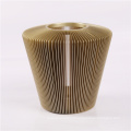 Customized various shaped alumium round heat sink